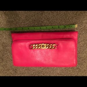 Marc Jacobs hot pink clutch